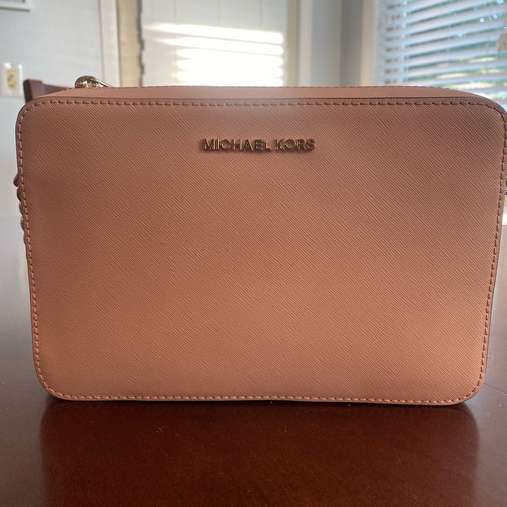 Michael Kors Pink Crossbody Handbag.
